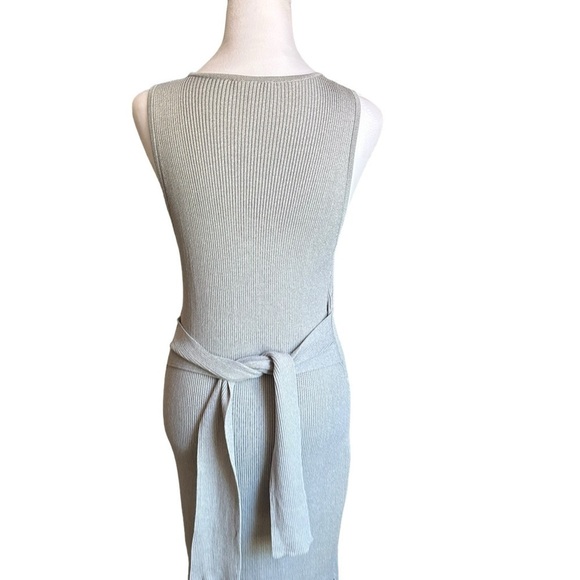 GUESS Coss Sleeveless Sweater Dress, Heather Grey - Size Small - Picture 7 of 17